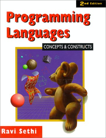 Book cover : Programming Languages: Concepts and Constructs, Second Edition