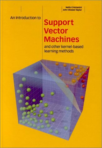 Book cover : An Introduction to Support Vector Machines and Other Kernel-based Learning Methods