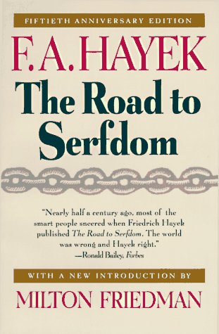 Book cover : The Road to Serfdom