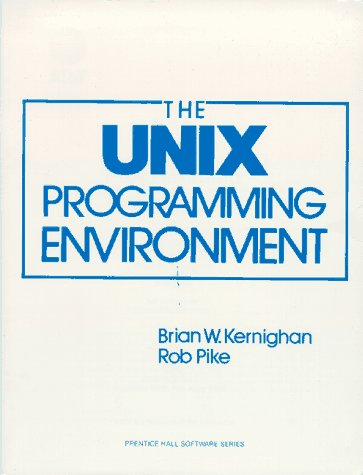 Book cover : The UNIX Programming Environment