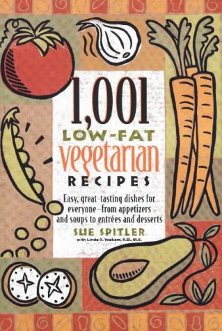 Book cover : 1,001 Low-Fat Vegetarian Recipes