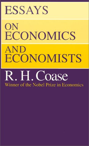 Book cover : Essays on Economics and Economists