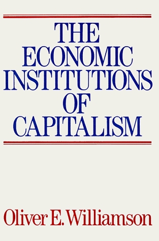 Book cover : The Economic Institutions of Capitalism